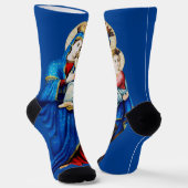 Chaussette Vierge Marie avec Bébé Jésus (Angulaire)