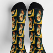 Chaussette Vierge Marie Hodegetria Icône Byzantine Catholique (Haut)