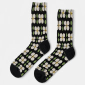 Chaussette VIGNES D'IVOIRE - Chaussettes Florales Funny durab (Gauche)