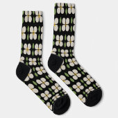 Chaussette VIGNES D'IVOIRE - Chaussettes Florales Funny durab (Droite)