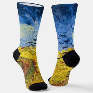 Chaussette Vincent van Gogh - Champ de blé aux corbeaux