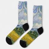 Chaussette Vincent Van Gogh Champ de blé avec Cyprès Art (Gauche)