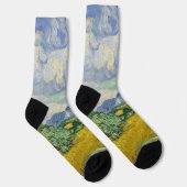 Chaussette Vincent Van Gogh Champ de blé avec Cyprès Art (Droite)