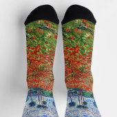 Chaussette Vincent van Gogh - Champ de coquelicots (Haut)