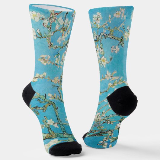 Chaussette Vincent van Gogh - Fleur d'amandes (Angulaire)
