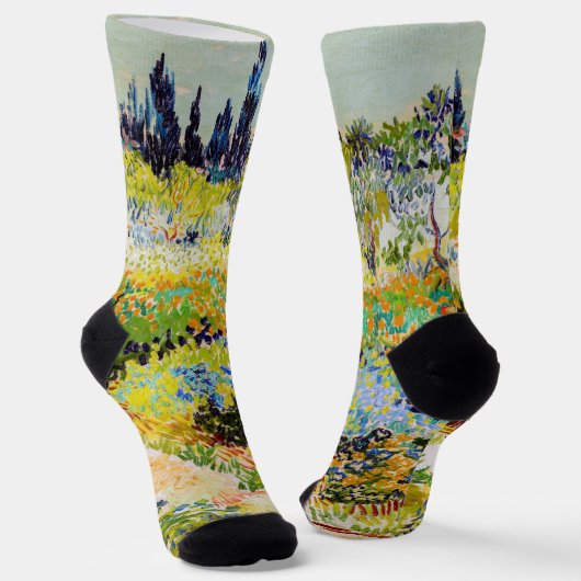 Chaussette Vincent van Gogh - Jardin à Arles (Angulaire)