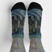 Chaussette Vincent van Gogh - La cour de la prison (Haut)