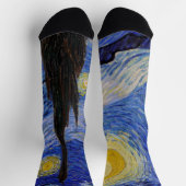 Chaussette Vincent Van Gogh - La Nuit étoilée (Haut)