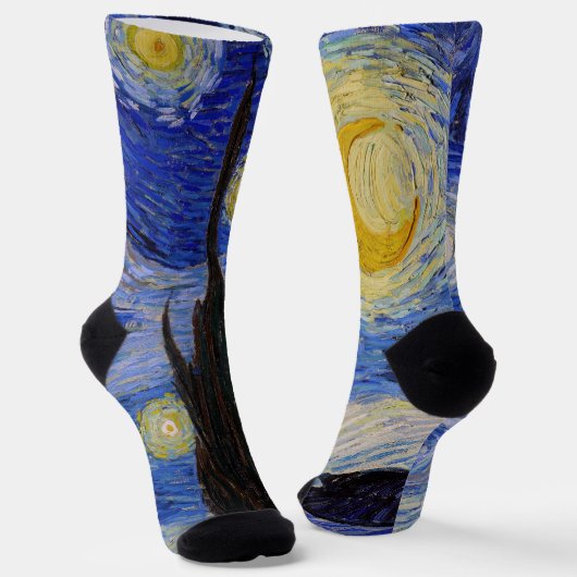 Chaussette Vincent Van Gogh - La Nuit étoilée (Angulaire)