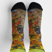 Chaussette Vincent van Gogh - Le vignoble rouge (Haut)