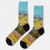 Chaussette Vincent van Gogh - Moisson à La Crau (Gauche)