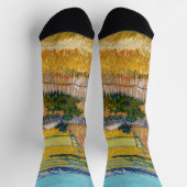 Chaussette Vincent van Gogh - Moisson à La Crau (Haut)