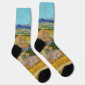 Chaussette Vincent van Gogh - Moisson à La Crau (Droite)