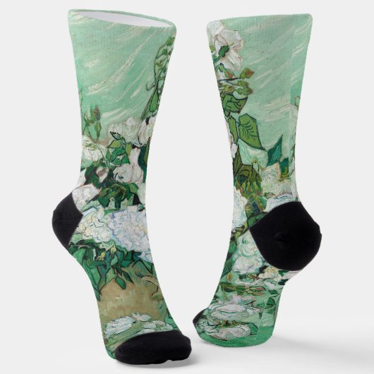 Chaussette Vincent van Gogh - Roses (Angulaire)