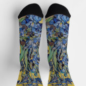 Chaussette Vincent van Gogh - Vase avec Irises (Haut)