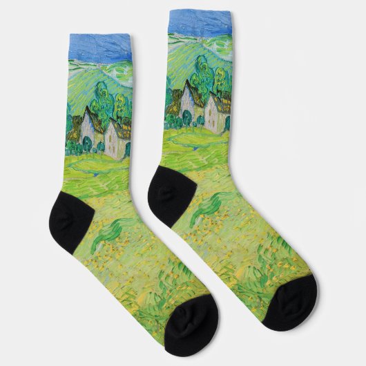 Chaussette Vincent van Gogh - Vue des Vessenots près d'Auvers (Droite)