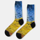 Chaussette Vincent van Gogh - Wheatfield with Crows (Gauche)