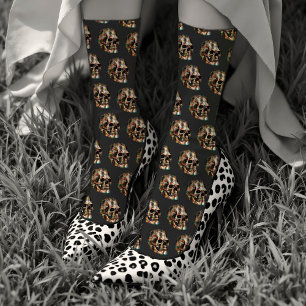 Chaussette Vintage crâne Cool et unique gothique Halloween