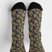 Chaussette Vintage Golden Mistletoe (Haut)
