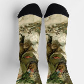 Chaussette Vintage Père Noël Noël Victorien (Haut)