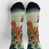 Chaussette Vintage Pirates, Captain Keitt by Howard Pyle (Haut)