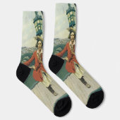 Chaussette Vintage Pirates, Captain Keitt by Howard Pyle (Droite)