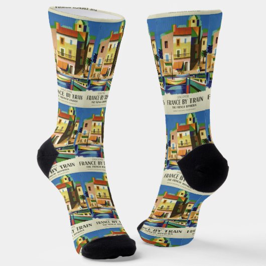 CHAUSSETTE VINTAGE VOYAGE FRANCE (Angulaire)