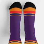 Chaussette Violet + bandes (Haut)
