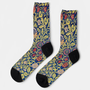 Chaussette Violet et Columbine, William Morris