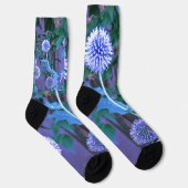 Chaussette violette personnalisée durable de luxe (Droite)