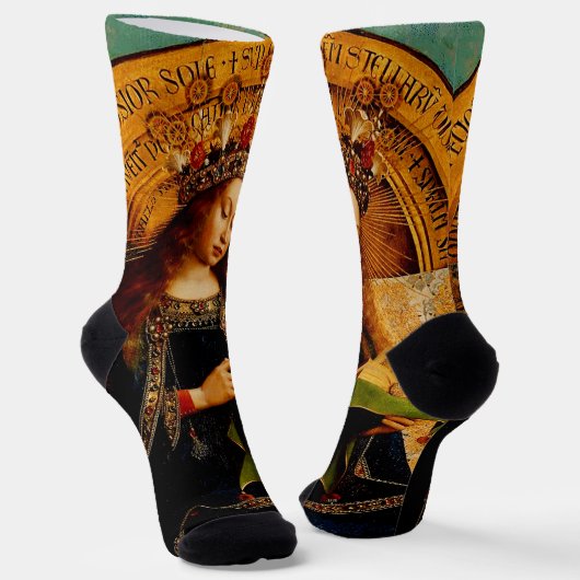 Chaussette Virgin Mary by Jan van Eyck (Angulaire)