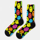 Chaussette Visages Colorés Joyeux (Gauche)
