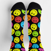 Chaussette Visages Colorés Joyeux (Haut)