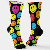 Chaussette Visages Colorés Joyeux (Angulaire)
