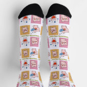 Chaussette visages de citation de cochon (Haut)