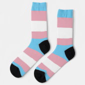 Chaussette Visibilité du drapeau de fierté transgenre de Slip (Gauche)