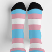 Chaussette Visibilité du drapeau de fierté transgenre de Slip (Haut)