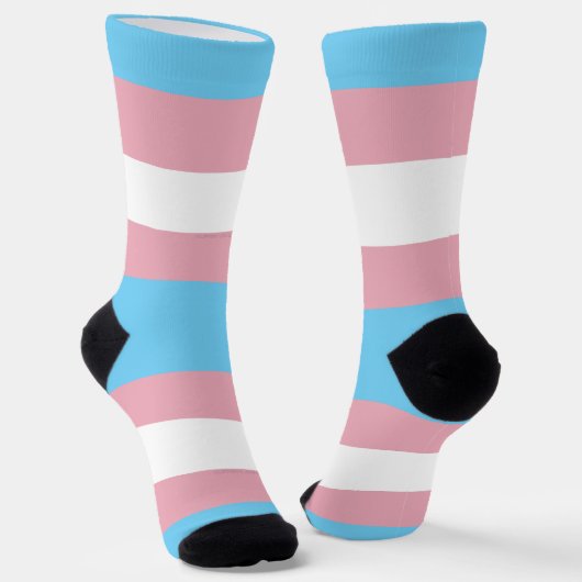 Chaussette Visibilité du drapeau de fierté transgenre de Slip (Angulaire)