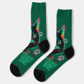 Chaussette Vision Abstraite brillante (Gauche)