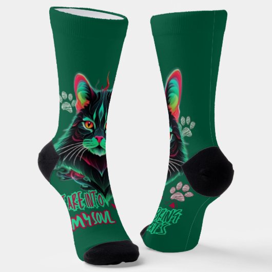 Chaussette Vision Abstraite brillante (Angulaire)