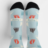 Chaussette Voiliers, Hobby Bleu Nautical (Haut)