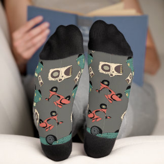 Chaussette Voitures et caméras vintage