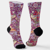 Chaussette Voleur de fraises, William Morris (Angulaire)
