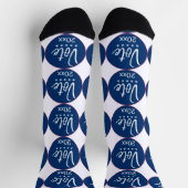 Chaussette Vote 2026 Election Five Stars Blue Non-Partisan (Haut)