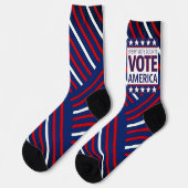 Chaussette Votez pour l'Amérique (Gauche)