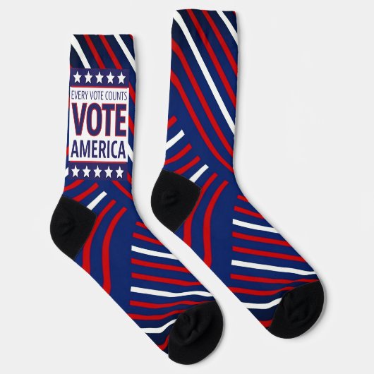 Chaussette Votez pour l'Amérique (Droite)
