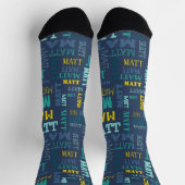 Chaussette Votre (Court) nom est partout (Haut)