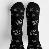 Chaussette Votre logo de conception, de photo ou d'entreprise (Haut)