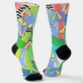 Chaussette Votre NOM Personnalisez les Chaussettes Multi Coll (Angulaire)