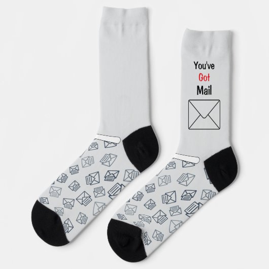 Chaussette Vous avez reçu un message, Envoyer des emails au d (Gauche)